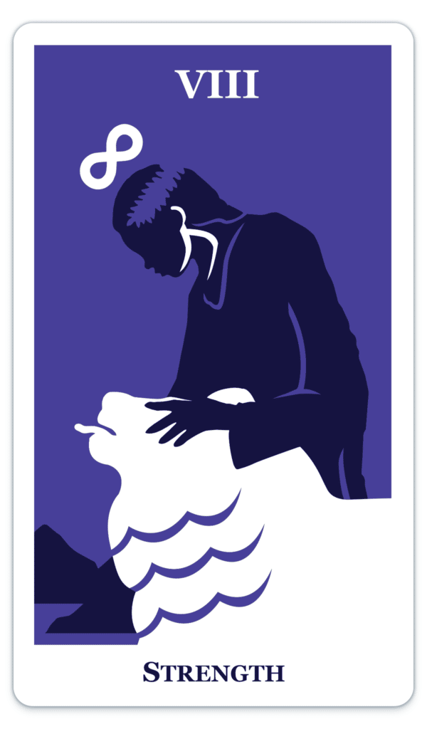 modern way tarot card strength