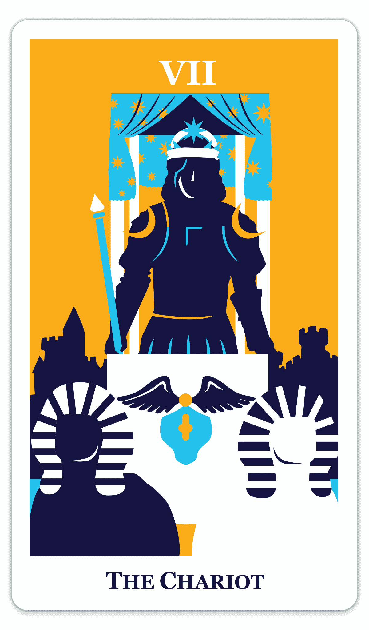 The Chariot (7) Tarot Card Meaning Modern Way Tarot™