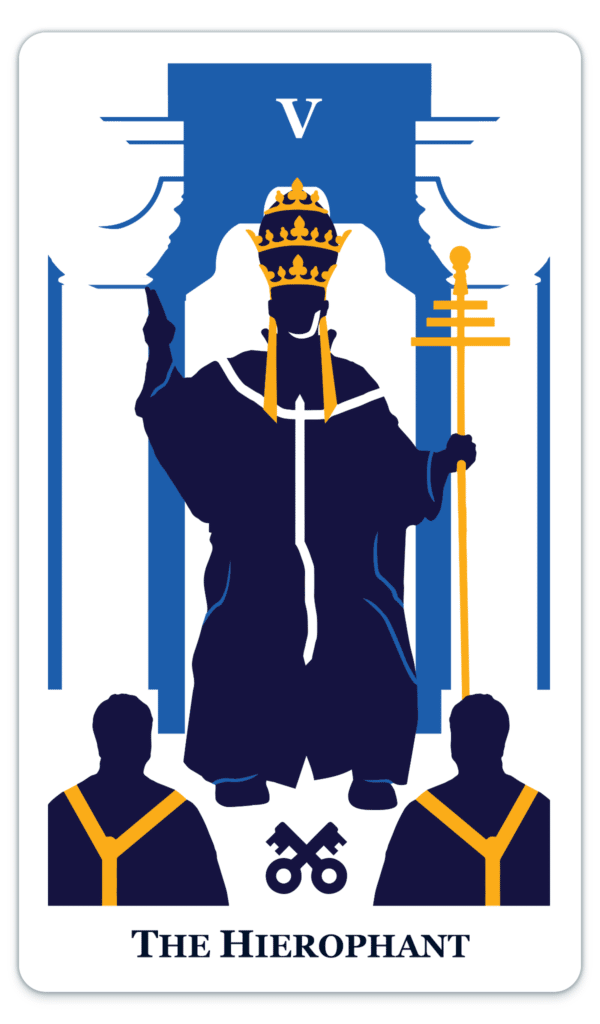 modern way tarot card the hierophant