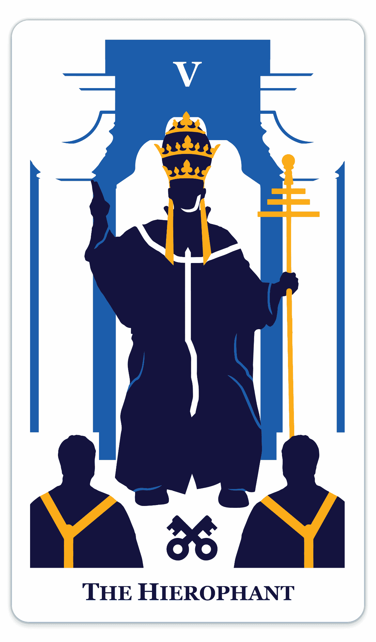 The Hierophant Tarot Card  Tarot meanings, The hierophant, Tarot learning