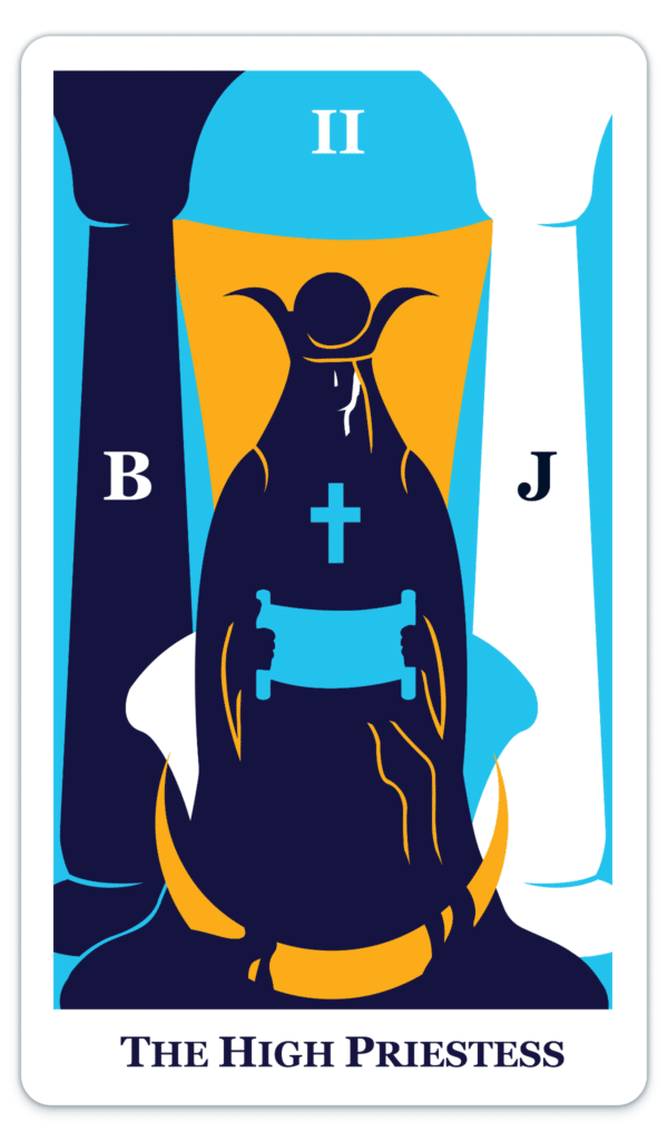 modern way tarot card the high priestess