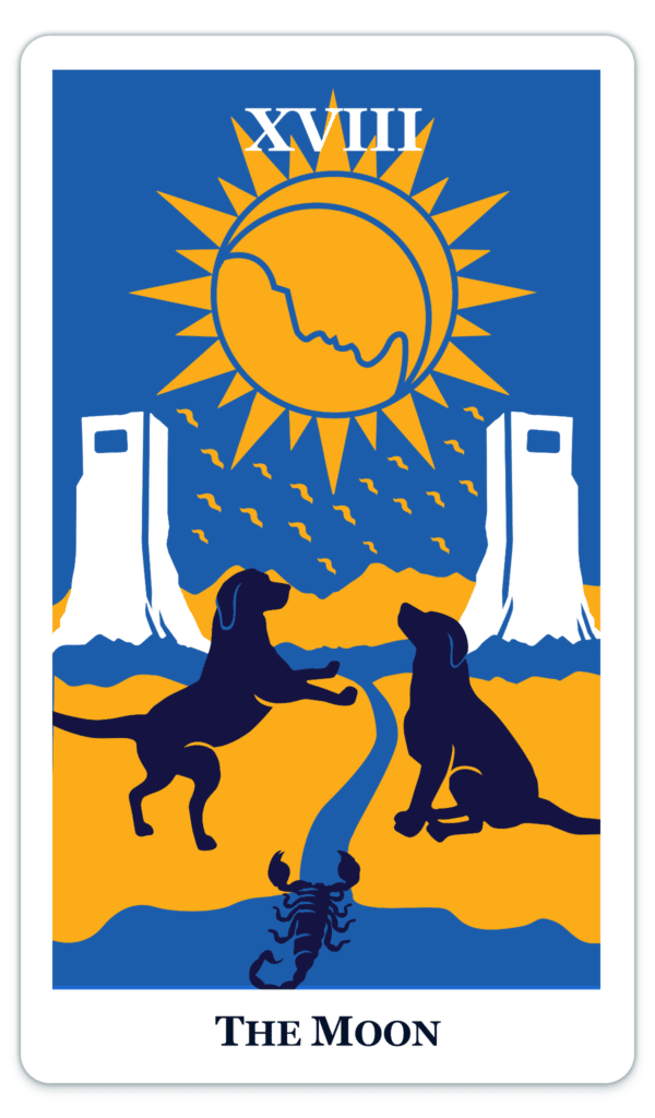 modern way tarot card the moon