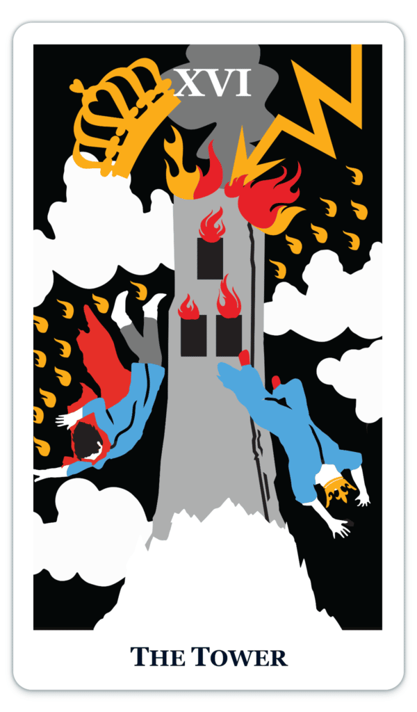 modern way tarot card the tower