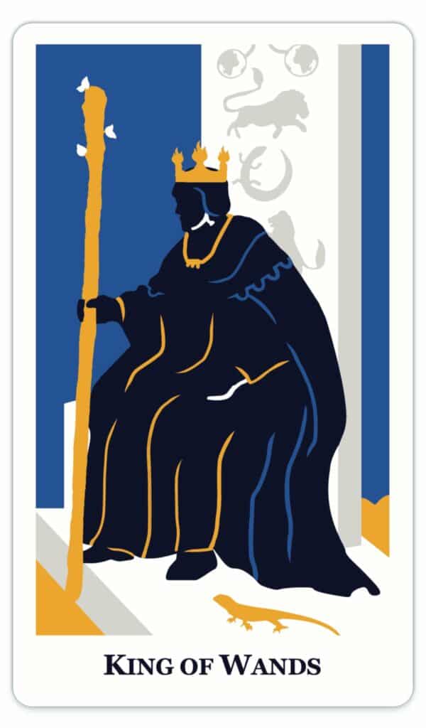 king of wands modern way tarot