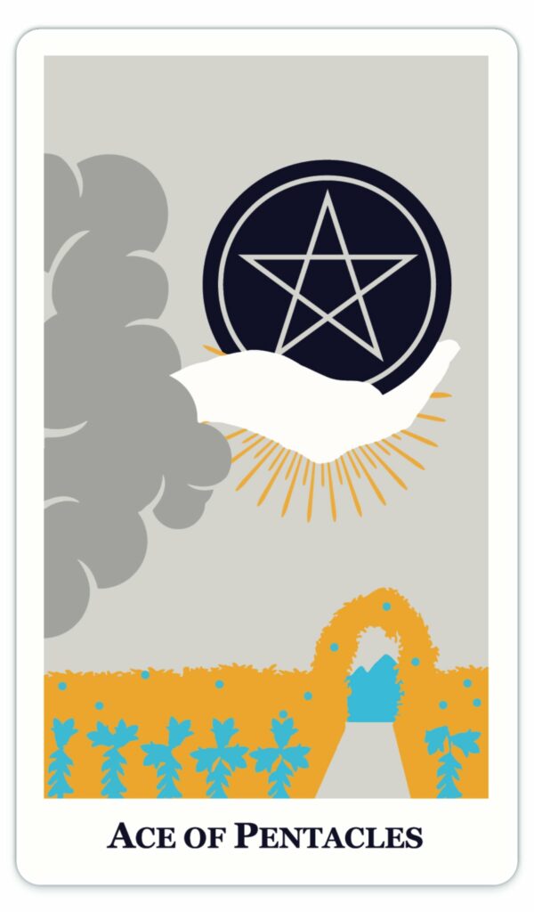 modern way tarot ace of pentacles