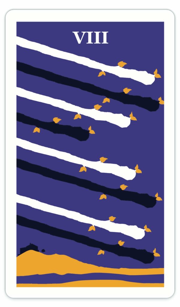 modern way tarot card eight of wands