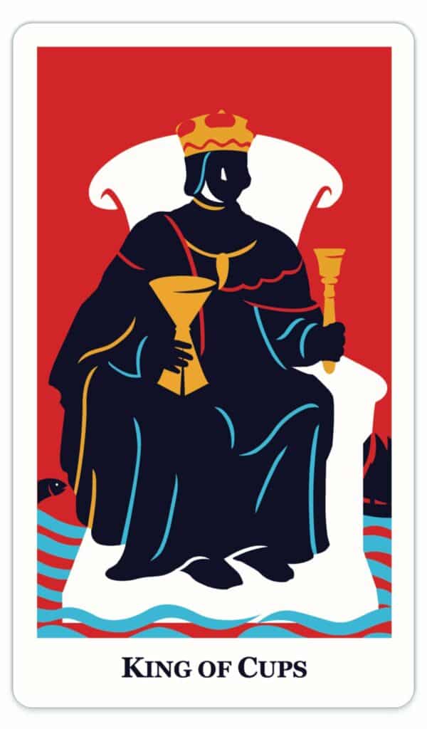 modern way tarot card king of cups