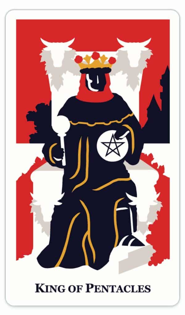 modern way tarot card king of pentacles