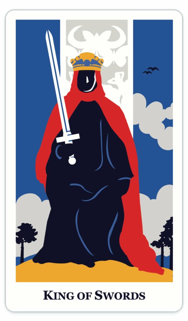 modern way tarot card king of swords