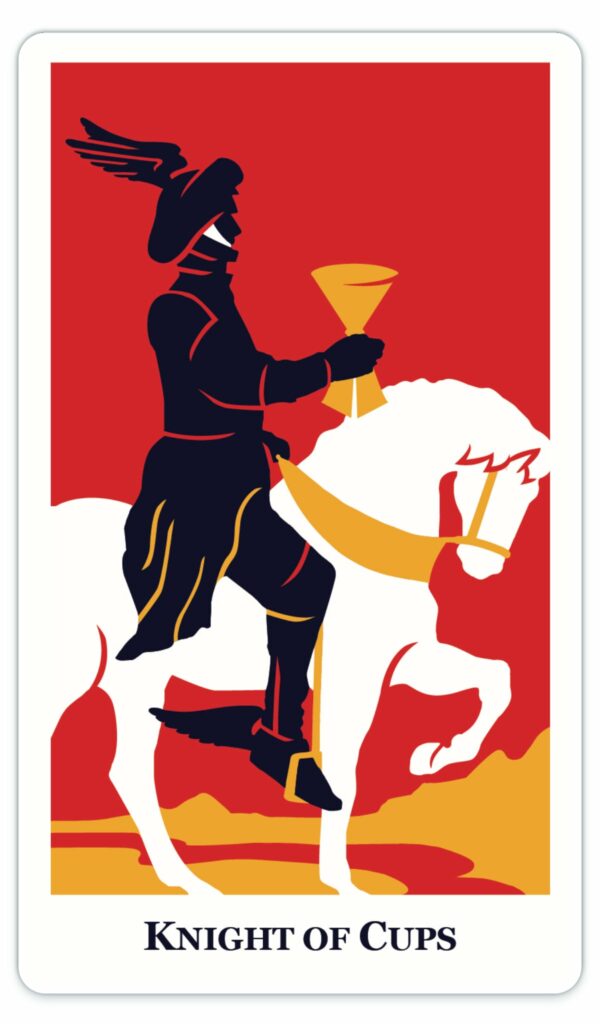 modern way tarot card knight of cups