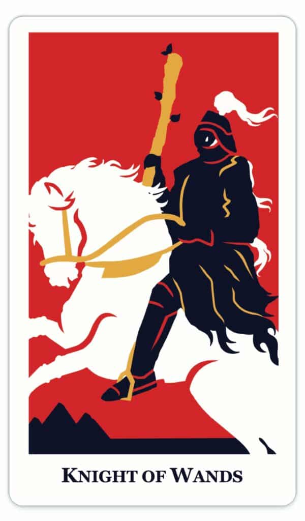 modern way tarot card knight of wands