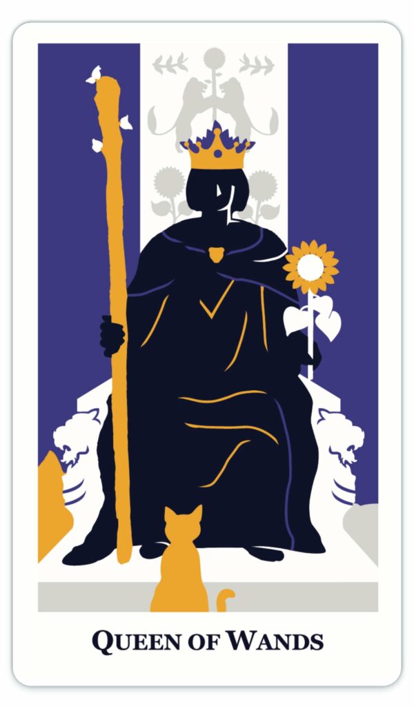 modern way tarot card queen of wands