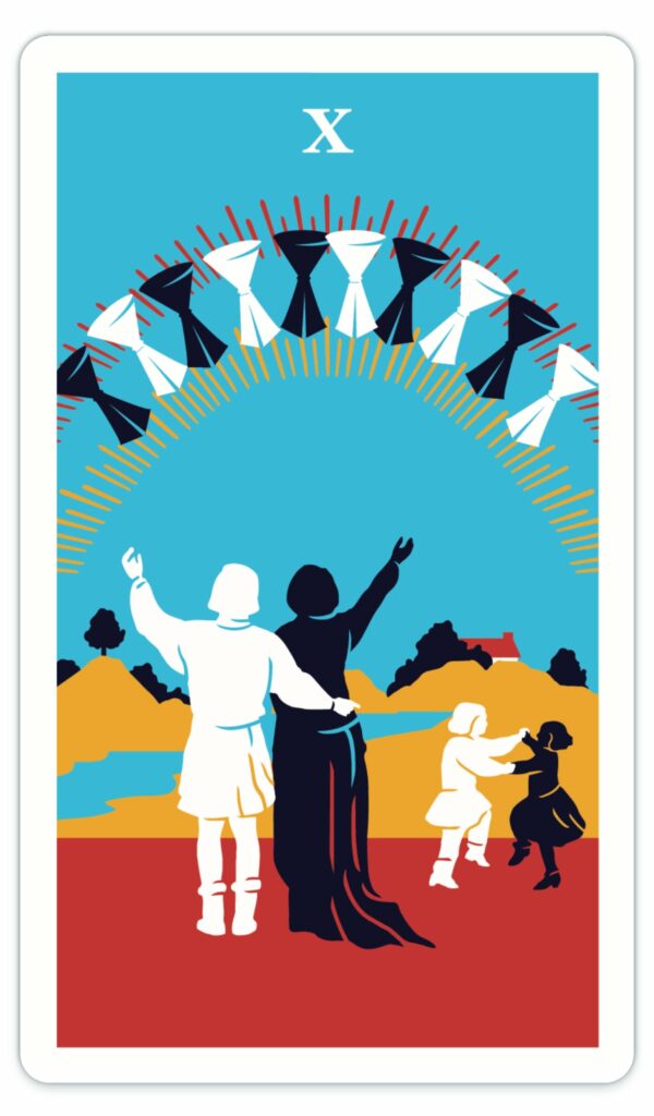 modern way tarot card ten of cups