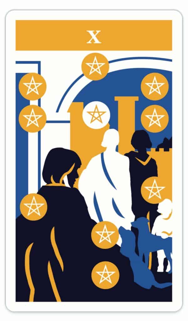 modern way tarot card ten of pentacles