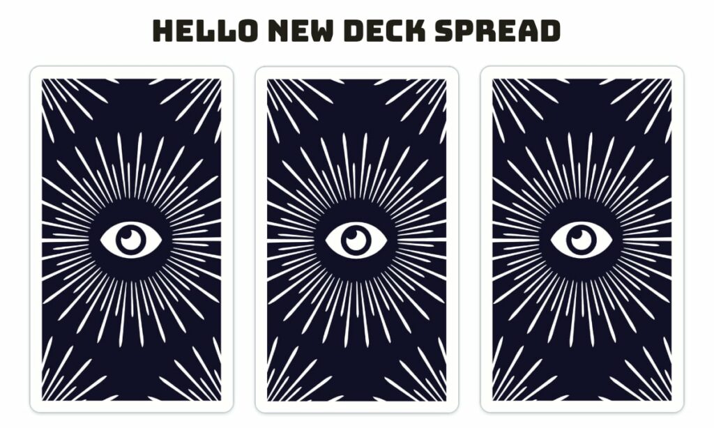 new deck tarot spread modern way