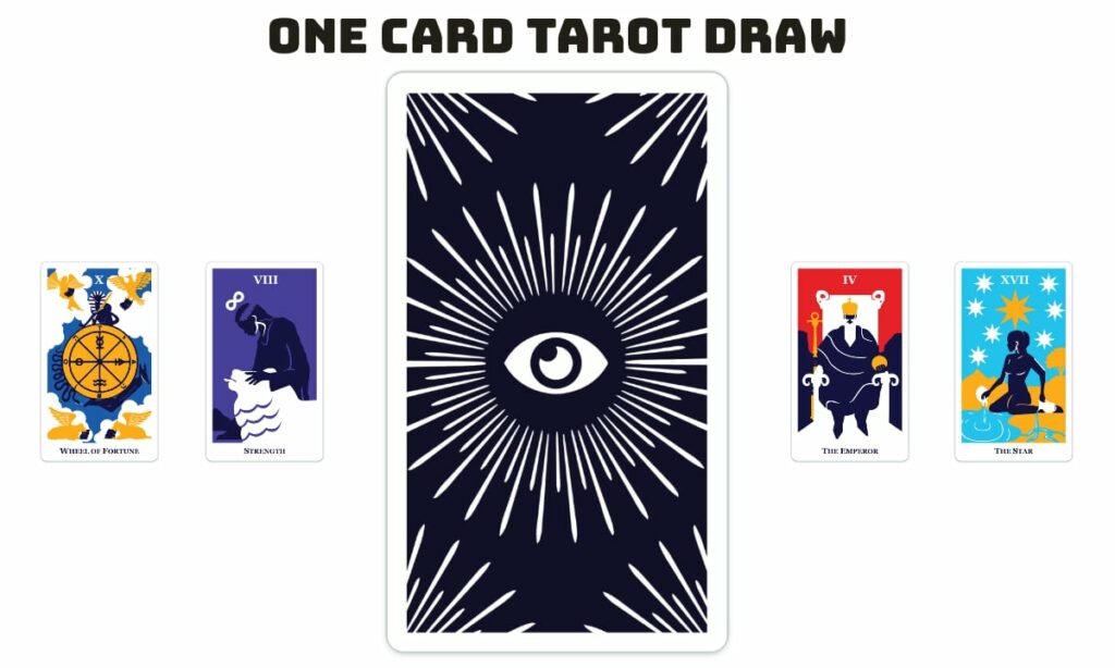 one card tarot spread modern way